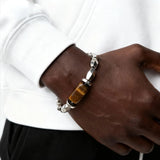 Retro Irregular Metal Beaded Bracelet