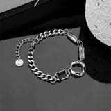 Fashion Geometry Heart Chain Bracelet