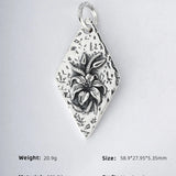 Colgantes cuadriláteros de flores de sombra