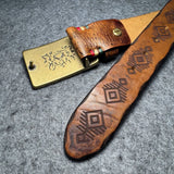 Heritage Artisan Embossed Leather Belt
