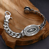 Revolving Oval Retro Geometric Bracelet