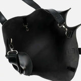 Black Causal PU Leather Bag