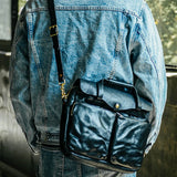 Soft PU Leather Messenger Bag