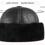 Arctic Noir Fleece-Lined Fur Hat