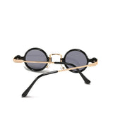 Retro TAC Material Round Steampunk Sunglasses