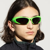 Y2K Punk Oval Fashion Sunglasses