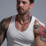 Retro Irregular Tiger Eye Pearl Beads Necklace