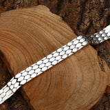 Silver Stainless Steel Snake Chain Bracelet
