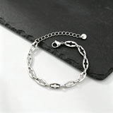 Casual Hollow Cross Chain Bracelet