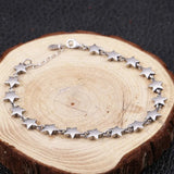 Sterling Silver Star Charm Bracelet