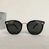 Black & Gold Honey Vision Sunglasses