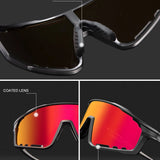 Polarized Outdoor Multicolor Goggle Sunglasses