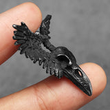 الفولاذ المقاوم للصدأ قلادة قلادة الغراب