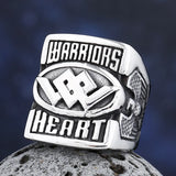 Warriors Heart Fashion Biker Ring
