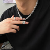 Hip Hop Square Zircon Necklace