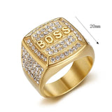 Hip Hop Bling Iced Out Ring