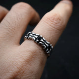 The Black Stars Adjustable Ring