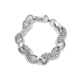 Serpent Lock Chain Bracelet