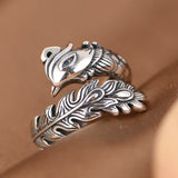 Phoenix Feather Vintage Ring