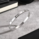 Classic Stainless Steel Bangle Bracelet