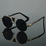 Bold Retro Hollow Round Sunglasses