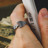 Vintage Unique Fish Open Ring