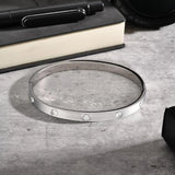 Classic Stainless Steel Bangle Bracelet