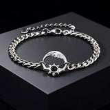 Celestial Sun & Moon Chain Bracelet