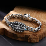 Revolving Oval Retro Geometric Bracelet