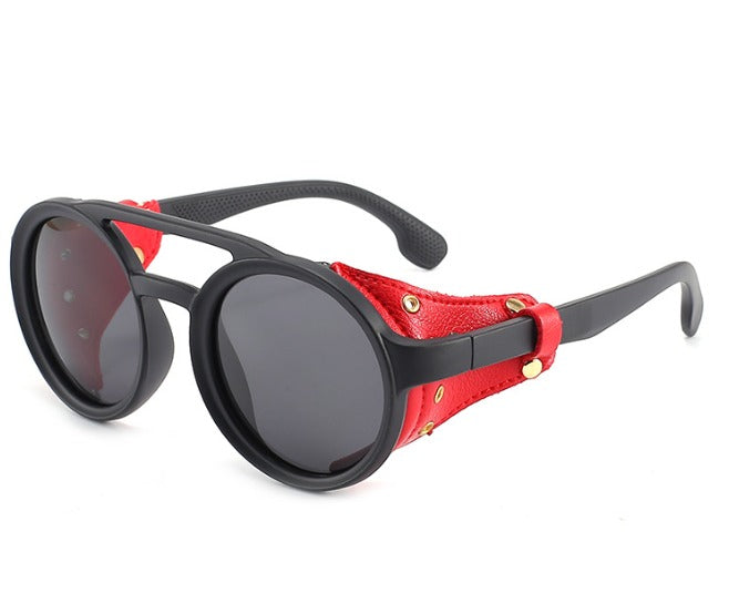 Steampunk Round Double Beam Sunglasses