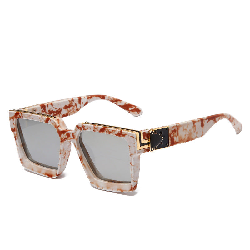 Acetate Big Square Rim Sunglasses