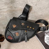 Vintage Saddle Style Leather Sling Bag