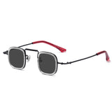 Small Square with Nose-Bridge Polarized Sunglasses