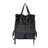 Large Solid Multi Strap Waterproof Backpack