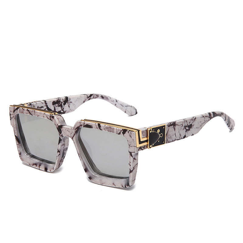 Acetate Big Square Rim Sunglasses