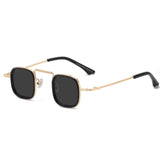 Small Square with Nose-Bridge Polarized Sunglasses