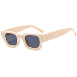 Candy Color Square Small Frame Sunglasses