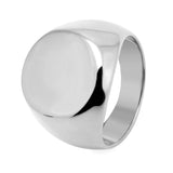 Classy Simple Stainless Steel Round Solid Ring