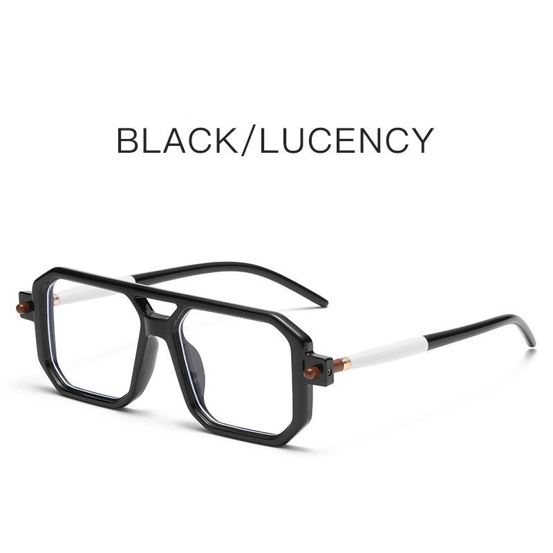 Double Beam Square Frame Sunglasses