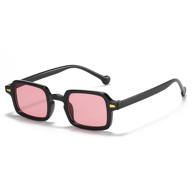Square Simple Acetate Lens Sunglasses