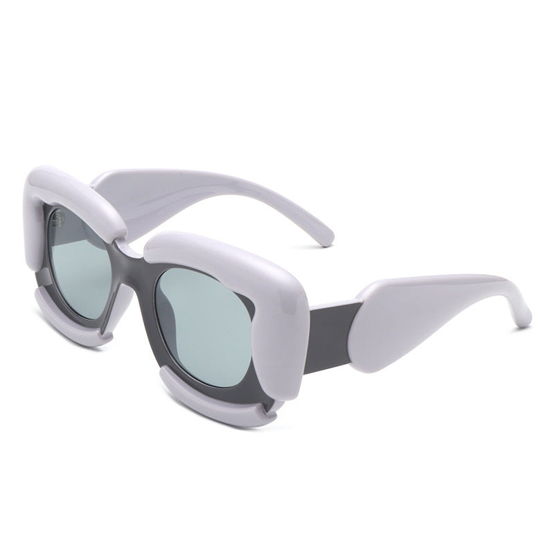 Large Thick Frame Square Sunglasses