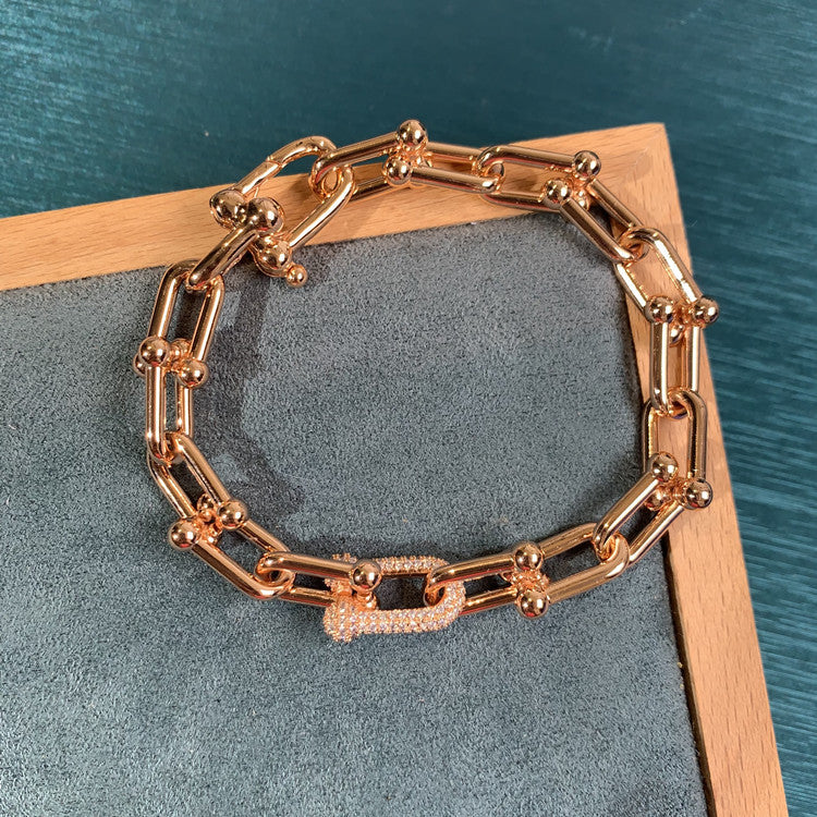 Solid Luxurious Minimalist Chain Bracelet