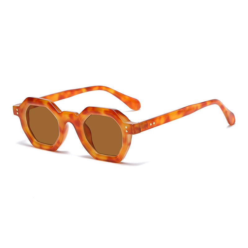 Octagon Shaped Sunglasses