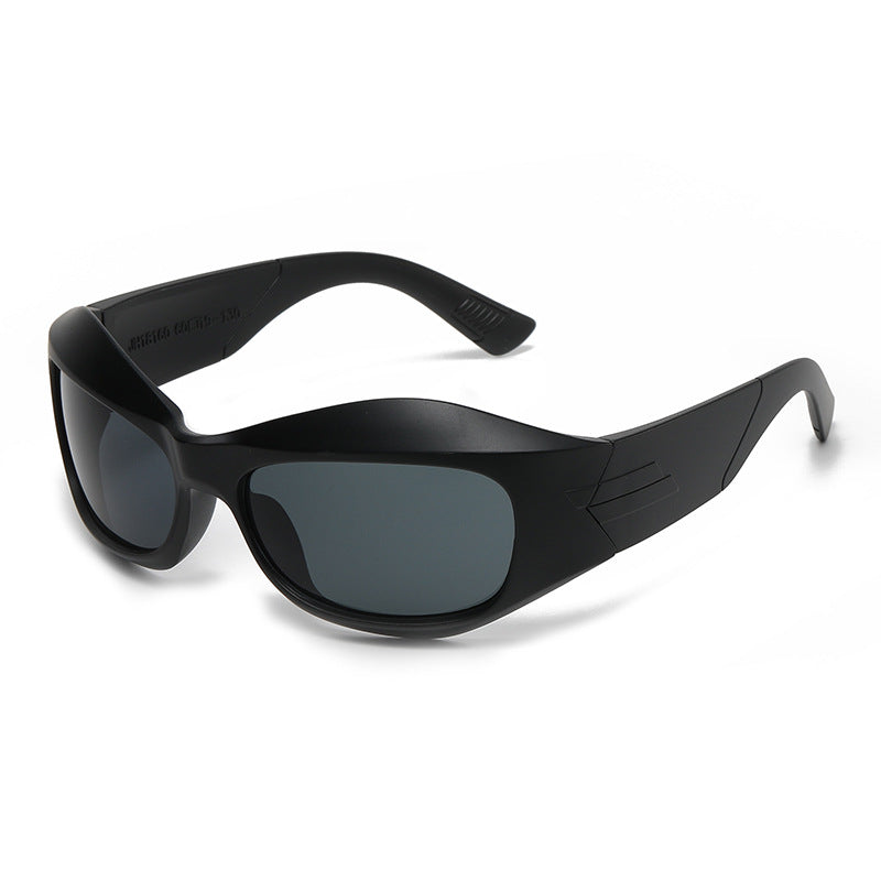 Large Thick Frame Concave Sunglasses