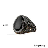 Crafted Snake Hollow Adjustable Ring