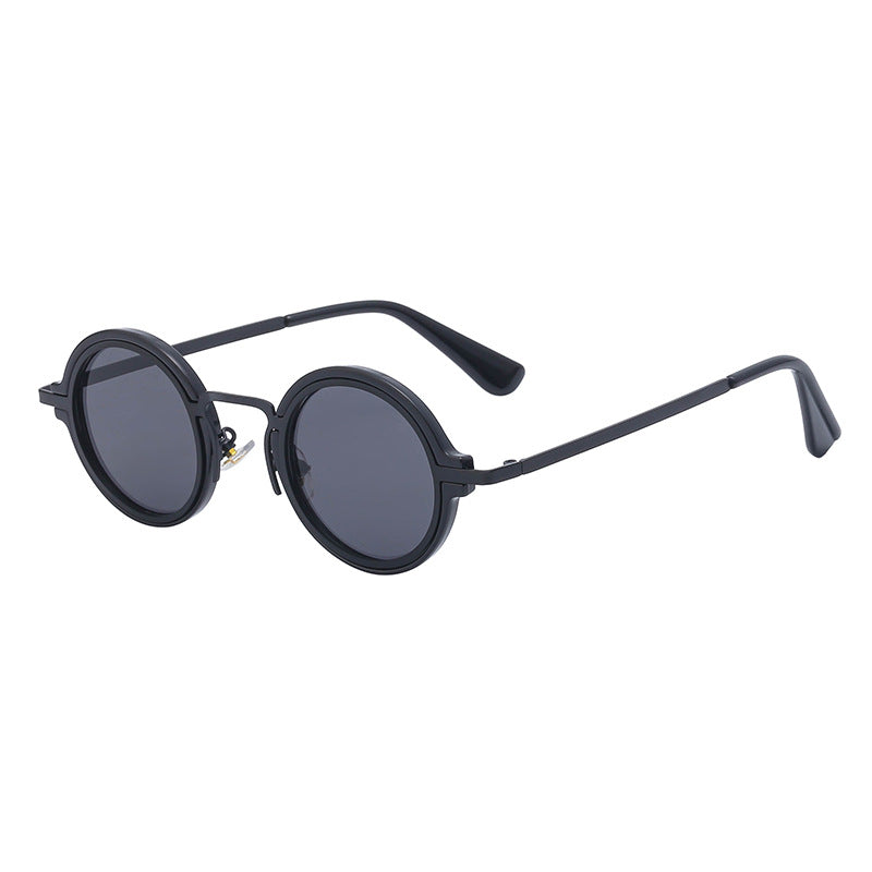 Lunettes de soleil à jante rond Steampunk