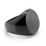 Classy Simple Stainless Steel Round Solid Ring