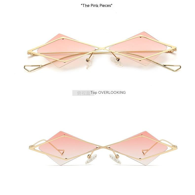 Einzigartige rahmenlose Polycarbonat -Sonnenbrille