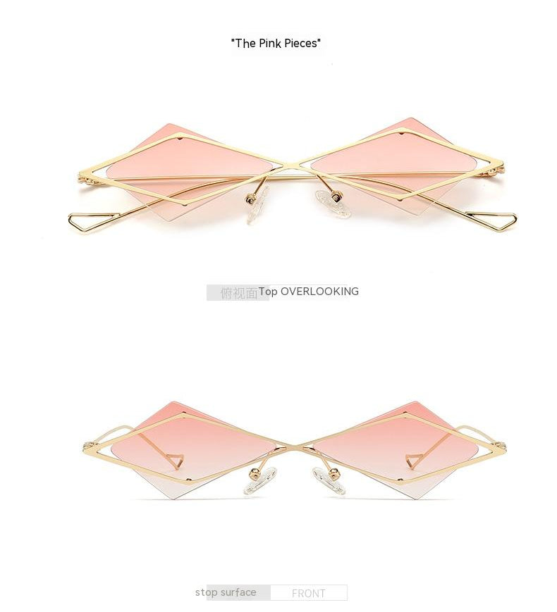 Unique Frameless Polycarbonate Sunglasses
