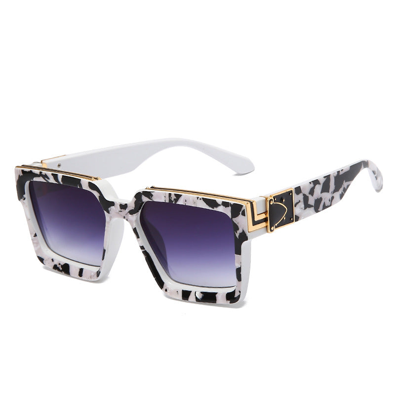 Acetate Big Square Rim Sunglasses